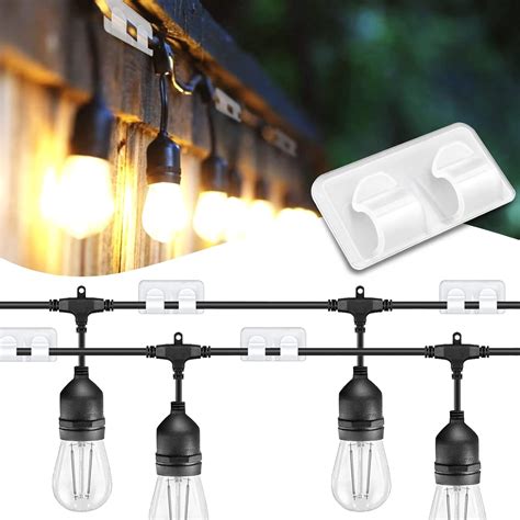 outside light clips.